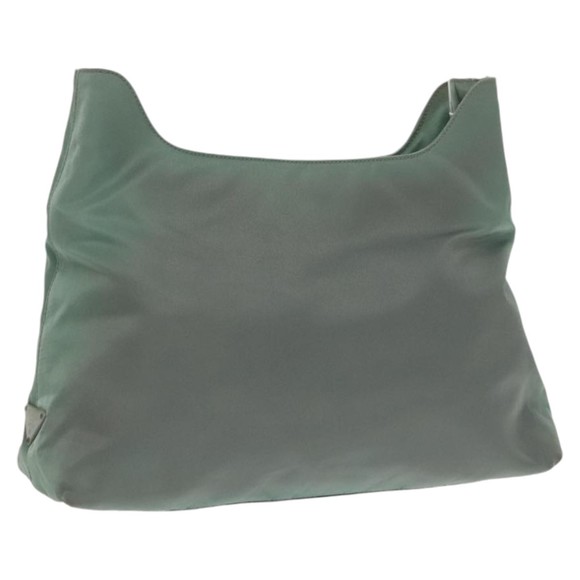 PRADA Shoulder Bag Nylon Khaki Auth 103443